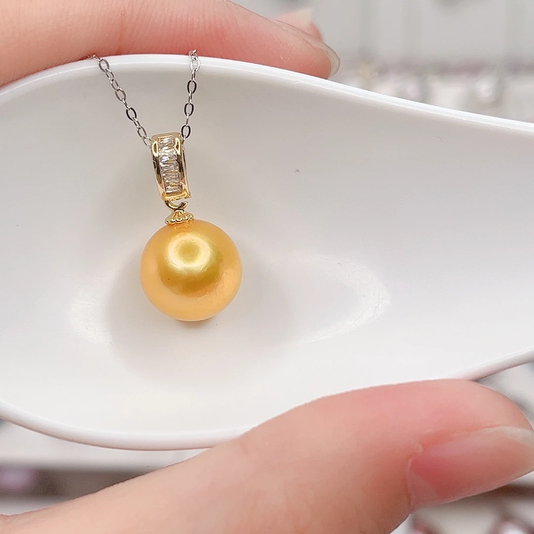 淡水珍珠合金吊坠(赠链)