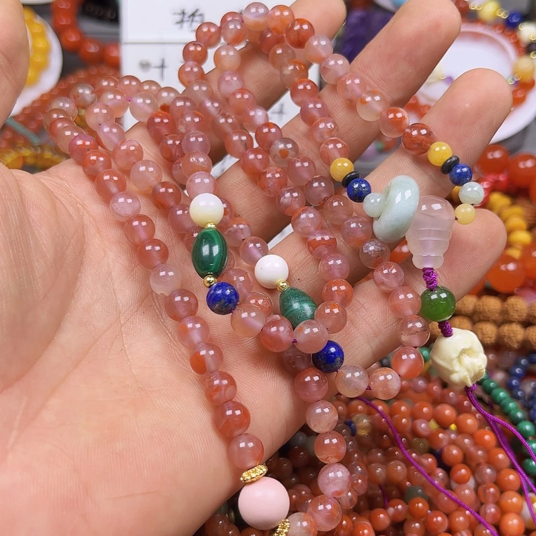 马***曦玛瑙/玉髓未镶嵌手链54668