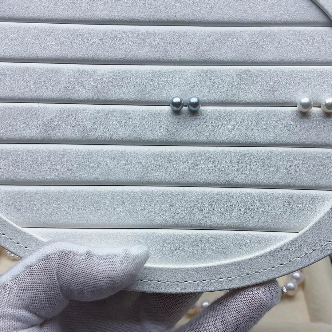 非金属珍珠耳钉的