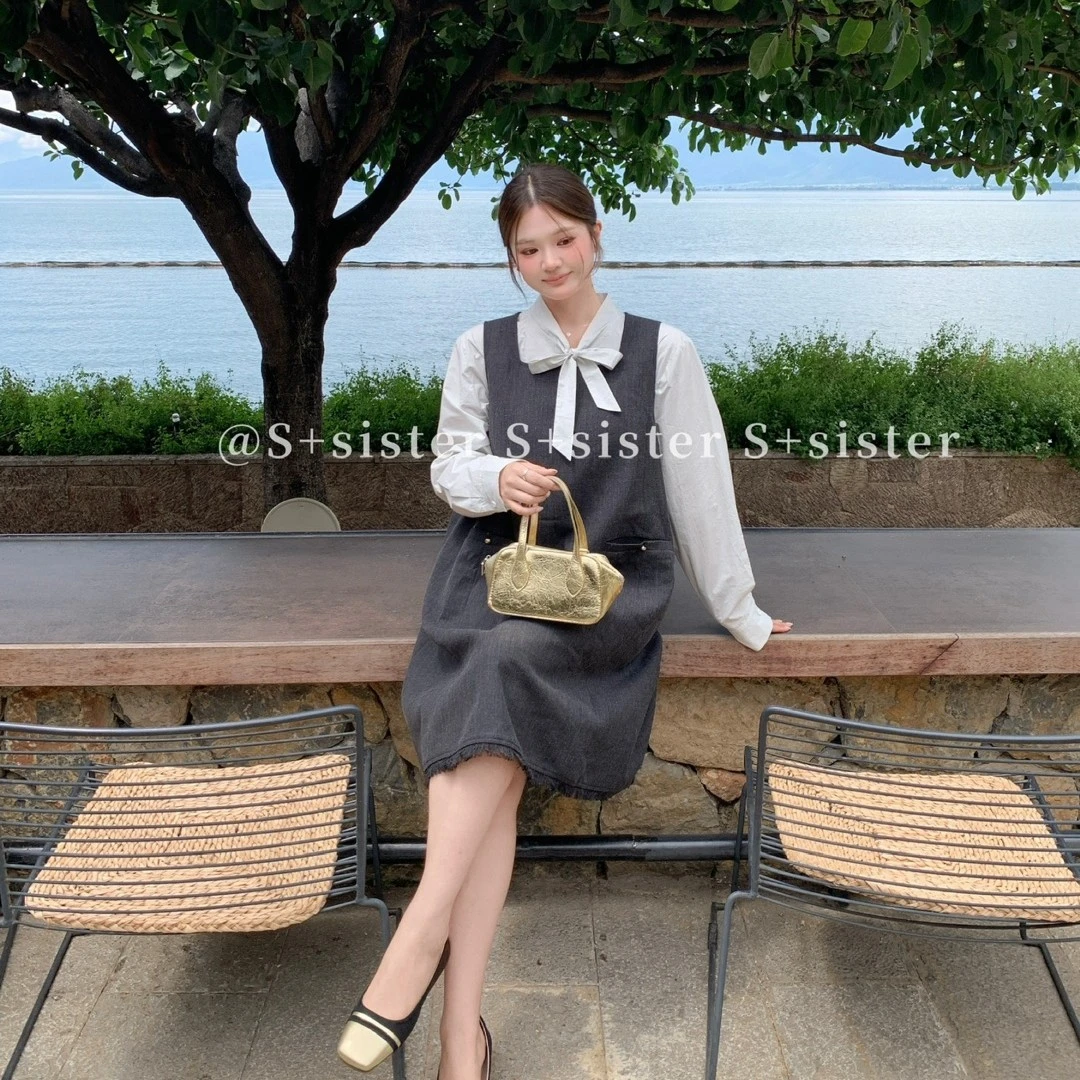 Timi秋季新款温柔风马甲甜美减龄