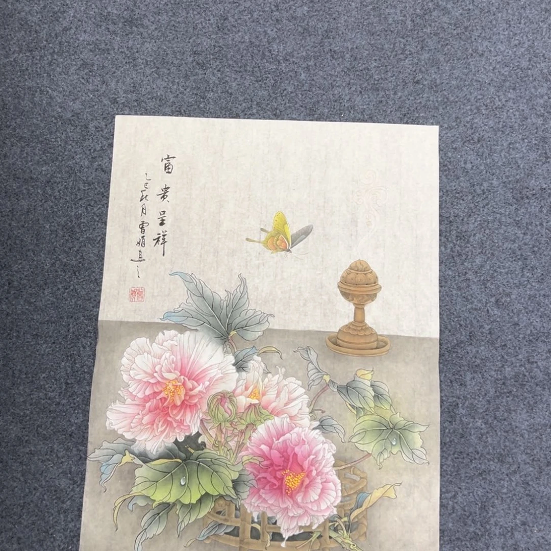 国画国画作品宣纸纯手绘