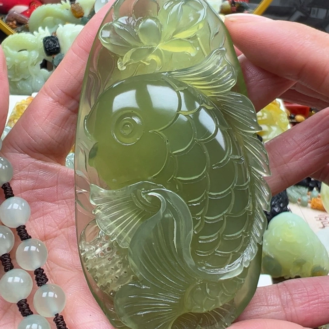 岫玉未镶嵌挂件挂件