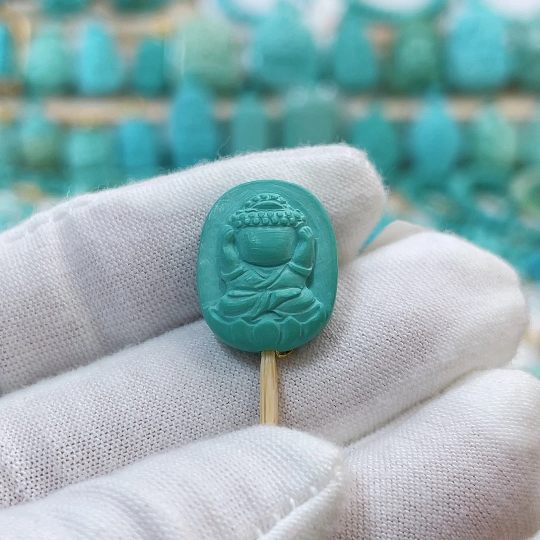 未镶嵌绿松石珠宝奇石