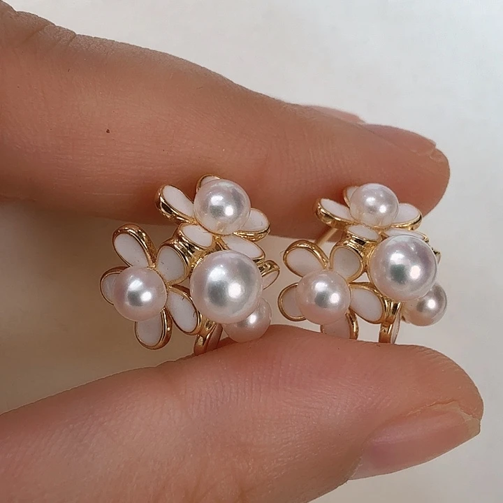 耳饰未镶嵌淡水珍珠