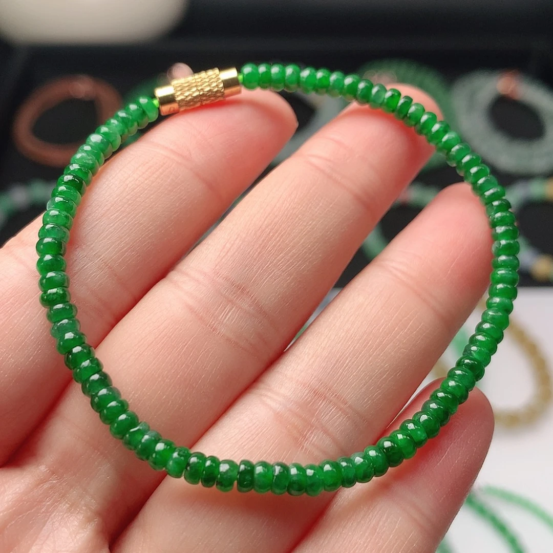 翡翠未镶嵌手链翡翠