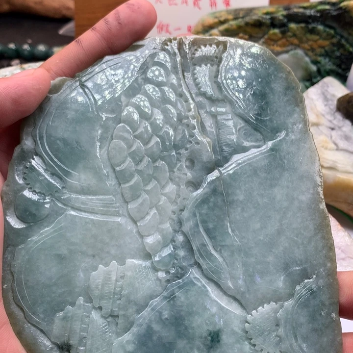翡翠未镶嵌颈饰保真天然a货翡翠