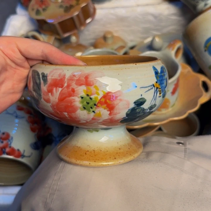 瓷片景德镇陶瓷手工手绘