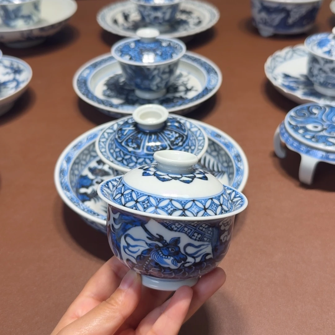 手工手绘茶具微瑕