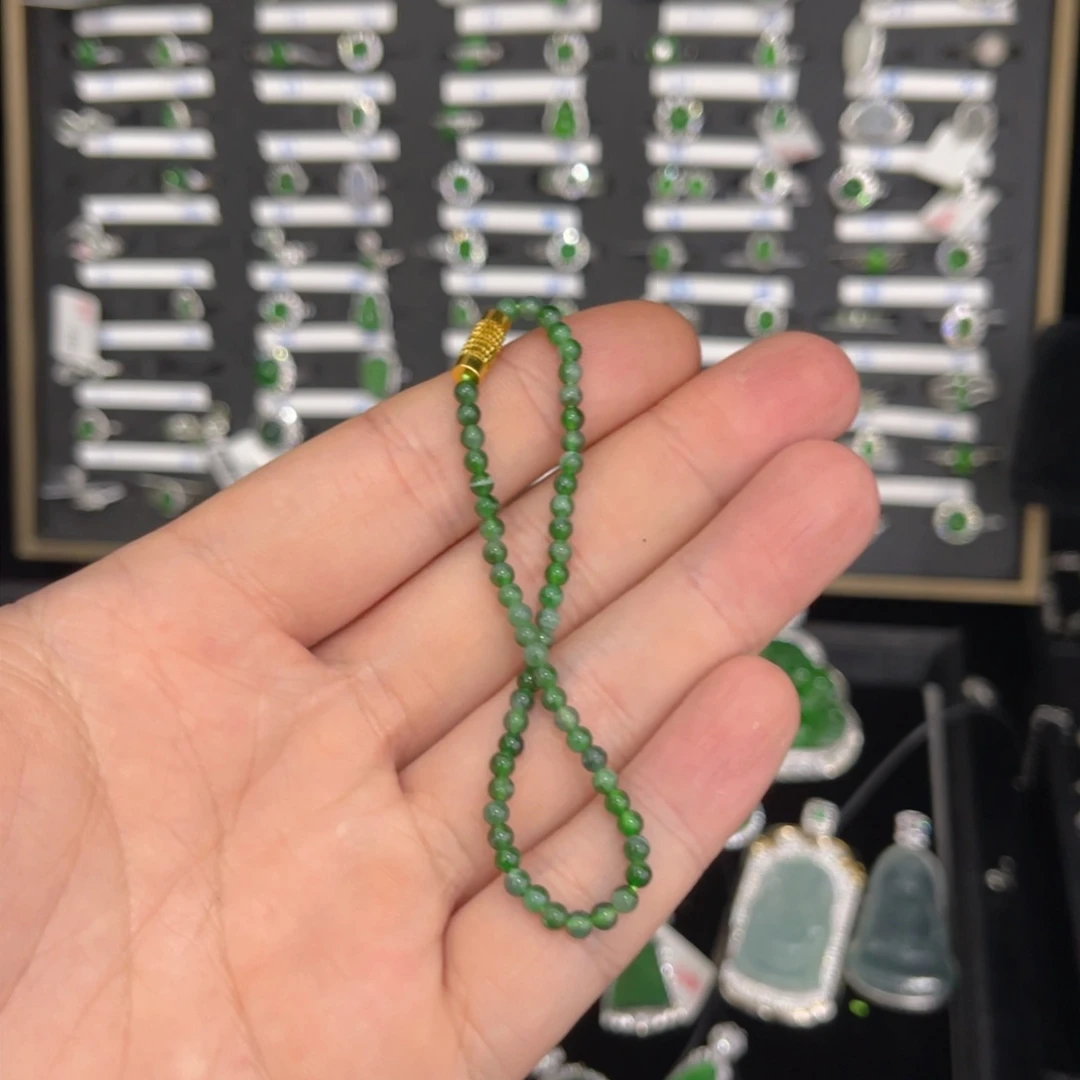 翡翠戒指未镶嵌翡翠手链