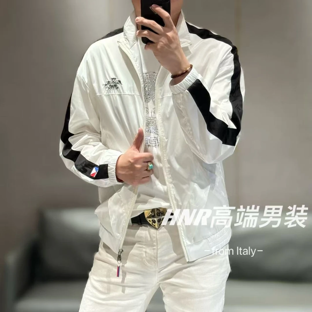 【雷迪·凯琪】品牌专卖擦肩袖设计织带暗提花工艺春款夹克5010