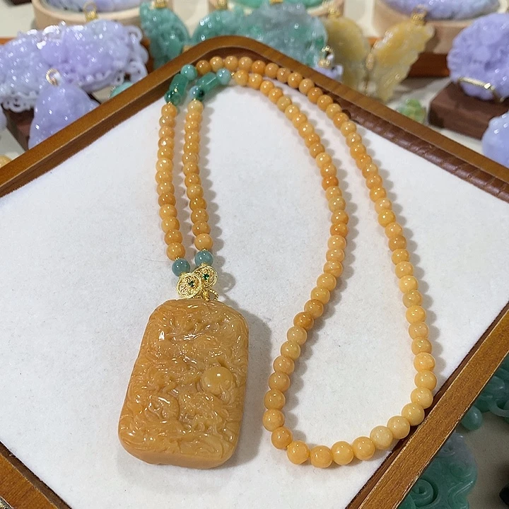 颈饰未镶嵌翡翠翡翠吊坠
