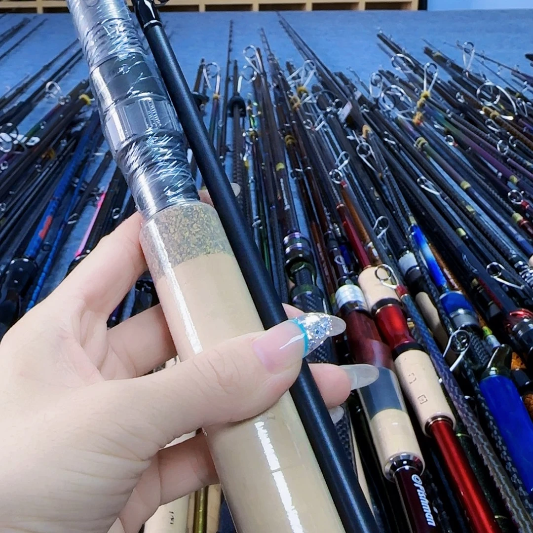 一***好3.8m碳素路亚竿直柄杆链接