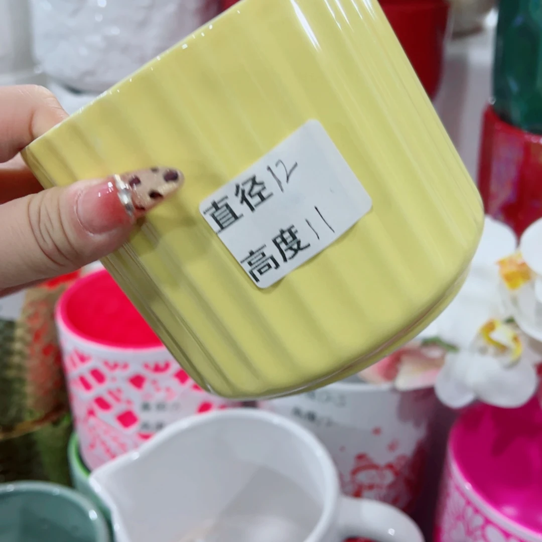 有孔，陶瓷花盆满10米包邮发货