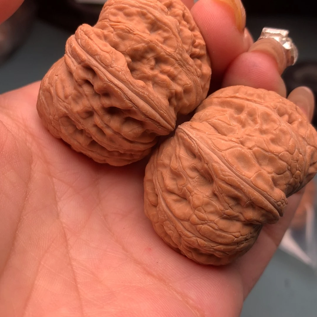 文玩核桃把件罢*元宝44