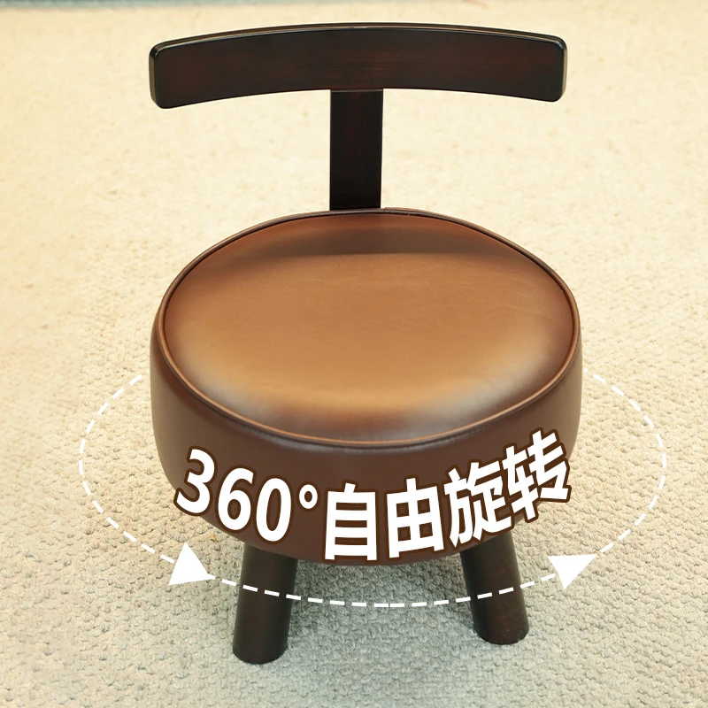 【 棕色单杆小沙发】学习椅软包椅轻奢家用美式时尚新中式客厅创意