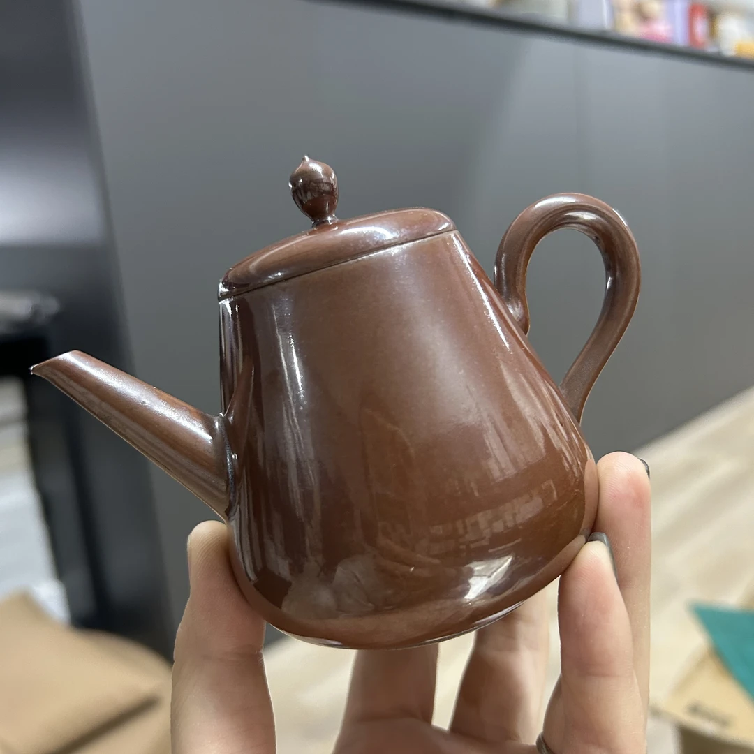 艺术家王歌林陶泥全手作壶11832