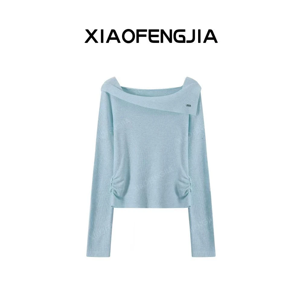 2025春季新款【四季青小封家轻奢】时尚百搭休闲翻领T恤上衣217