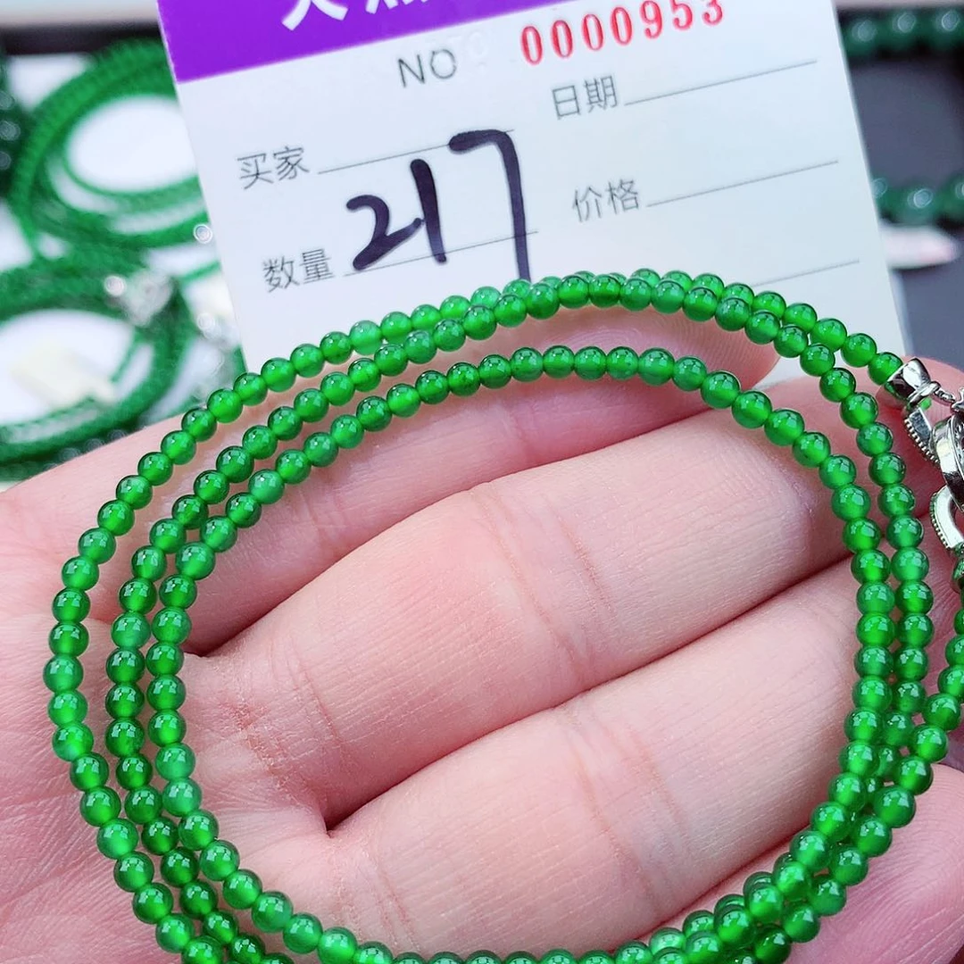 翡翠手链未镶嵌天然翡翠手链未镶嵌