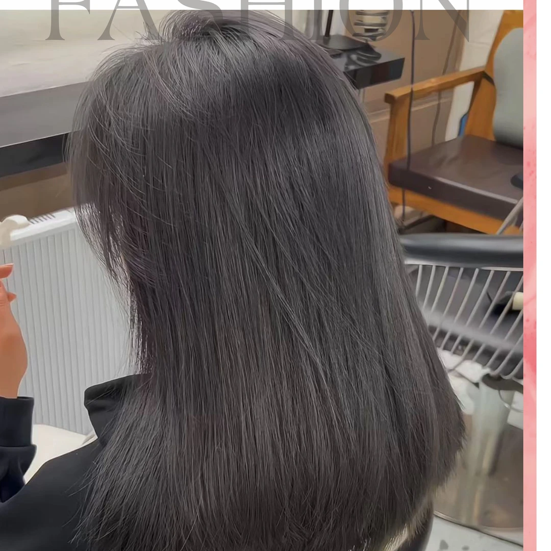 微潮爆款质感染发膏100ml柔顺黑茶灰纯灰色棕色盖白发树莓红