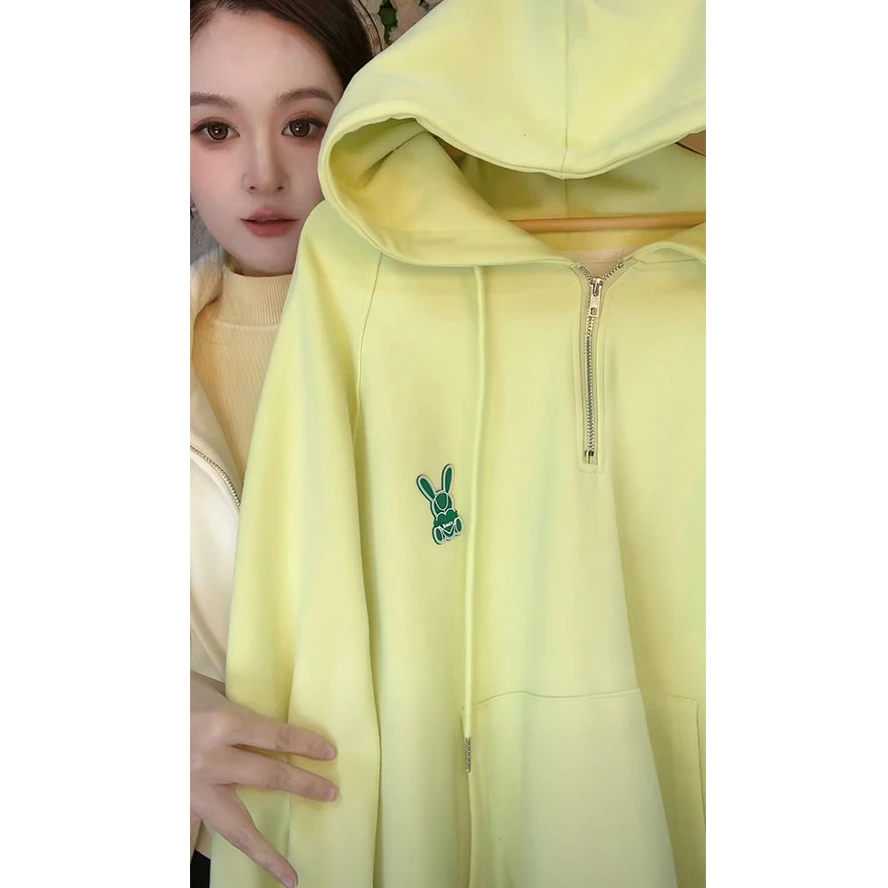 8531左尚尚2024秋季新款春秋长袖百搭薄款宽松加绒ins韩版NNS