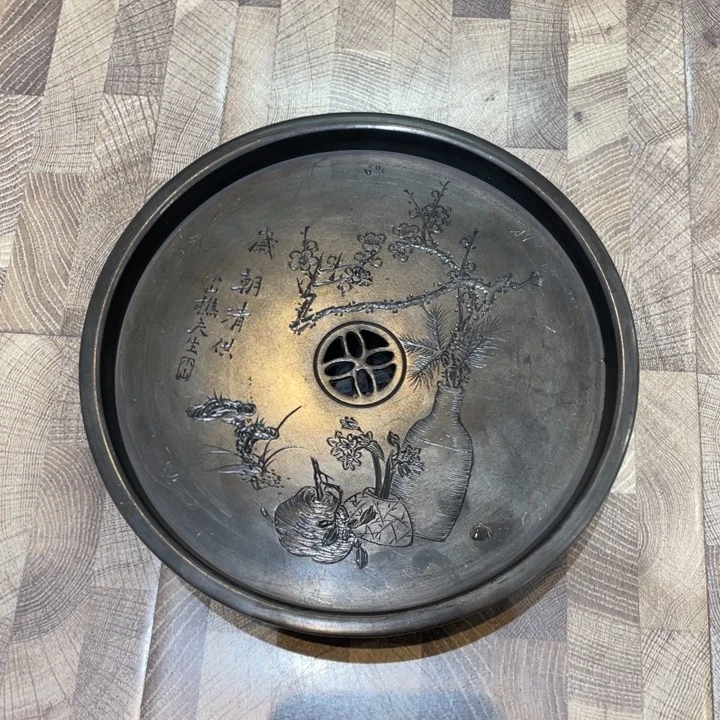 锡壶承茶道具摆件摆件