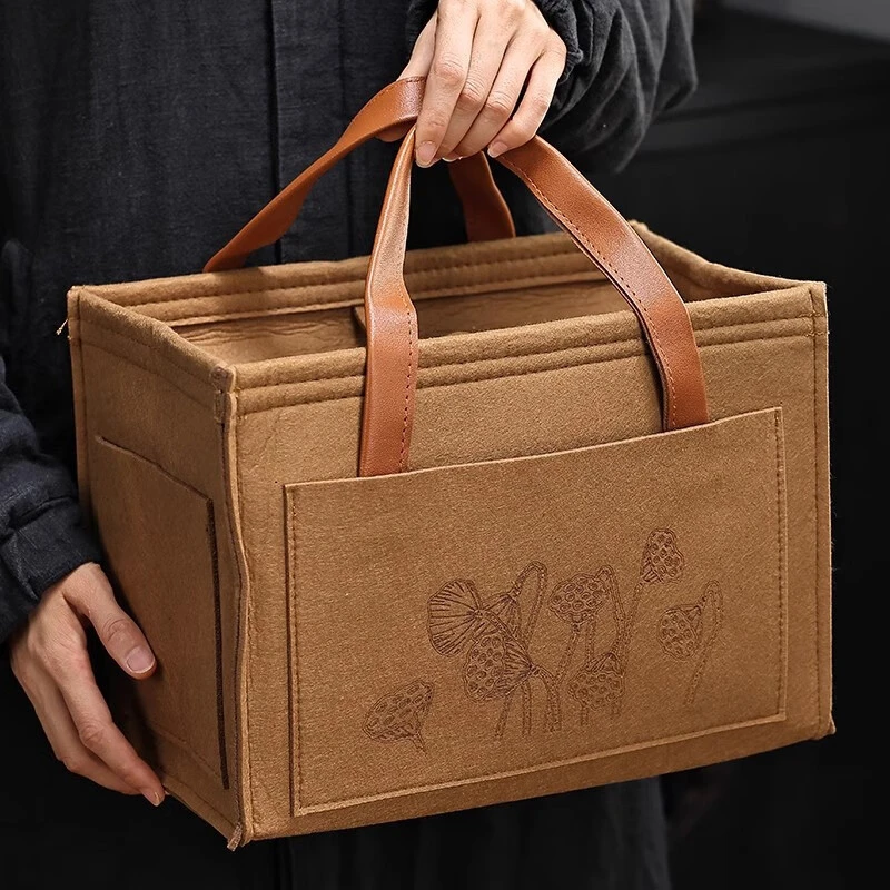 茶具收纳多功能便携茶具收纳包户外旅行收纳盒车载茶壶杯礼品袋子