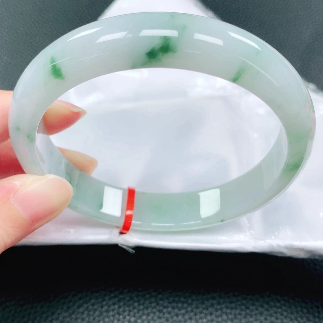 未镶嵌手镯翡翠63圈