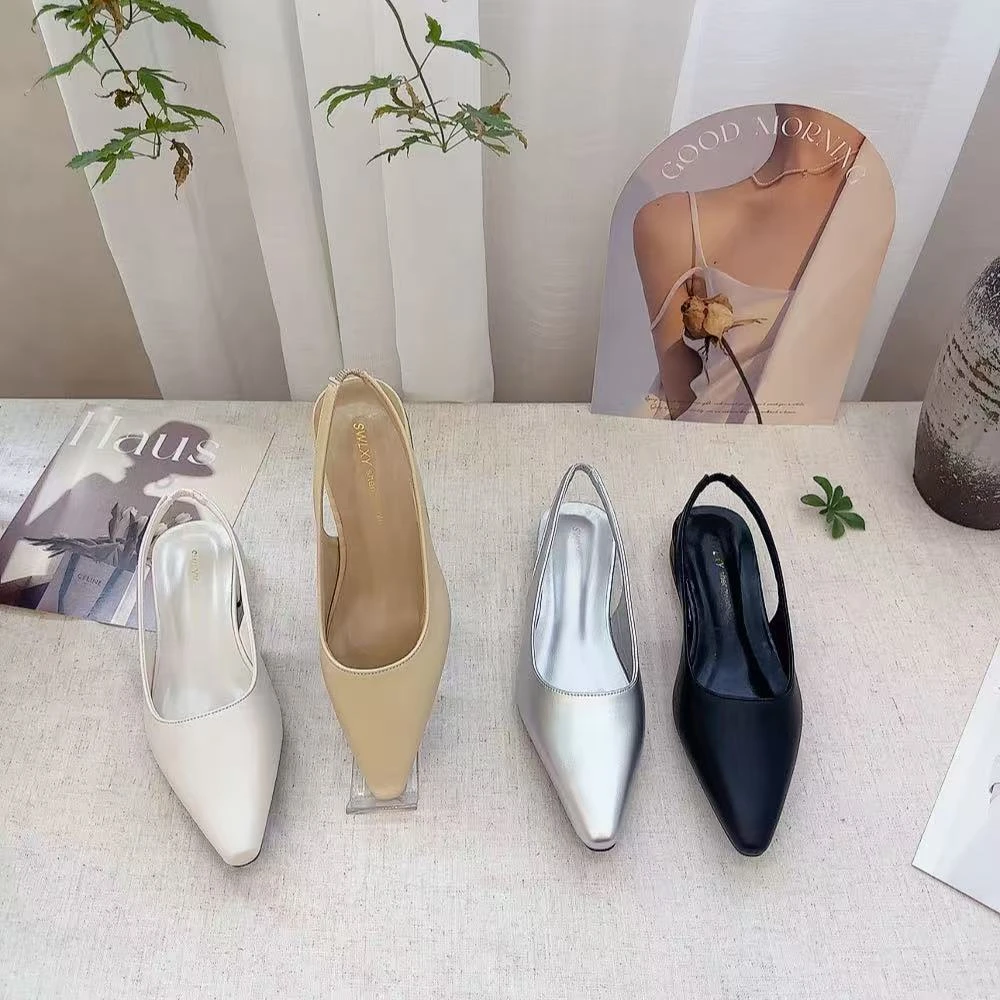 98-11气质女神小尖头平底时装鞋