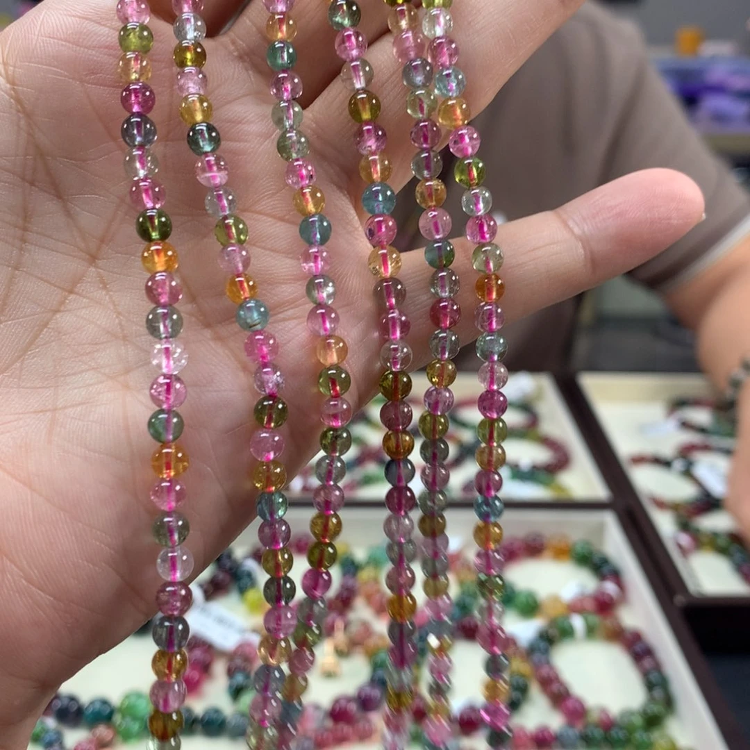 手链未镶嵌碧玺多样性发其一条4.5左右