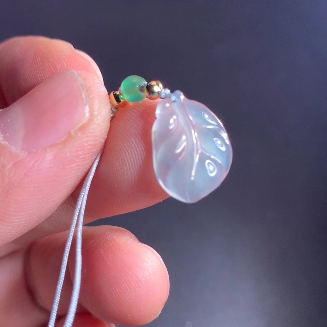 翡翠未镶嵌颈饰天然A货翡翠时尚气质女款吊坠挂坠