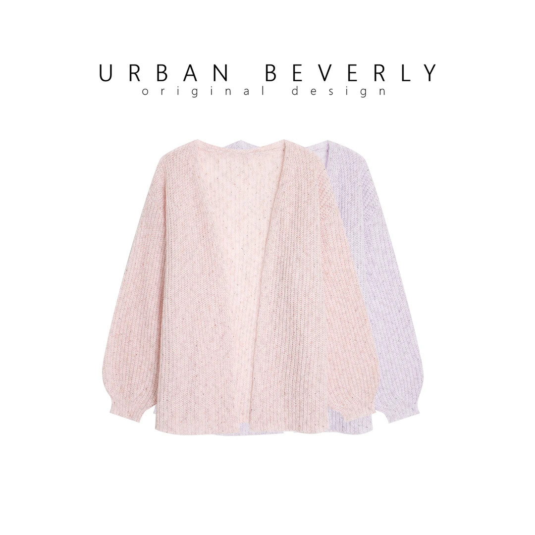 【UB】【香芋霉果】2026年早春新款甜美气质马海毛针织开衫 UB262058