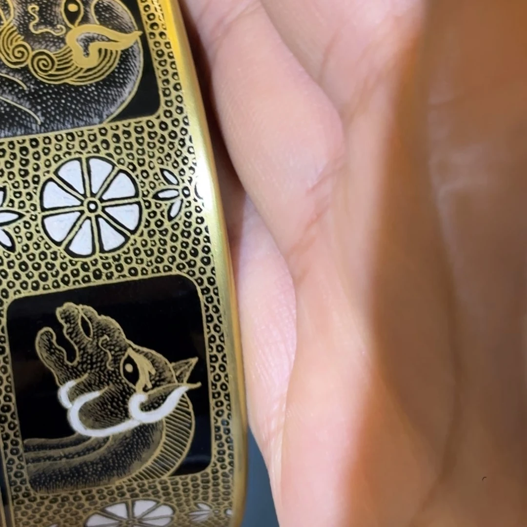 摆件手工手绘苗金单杯