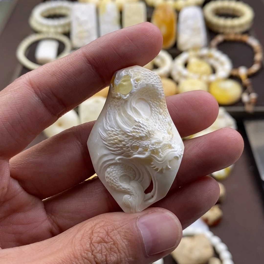 琥珀裸石未镶嵌蜜蜡吊坠项链腰链