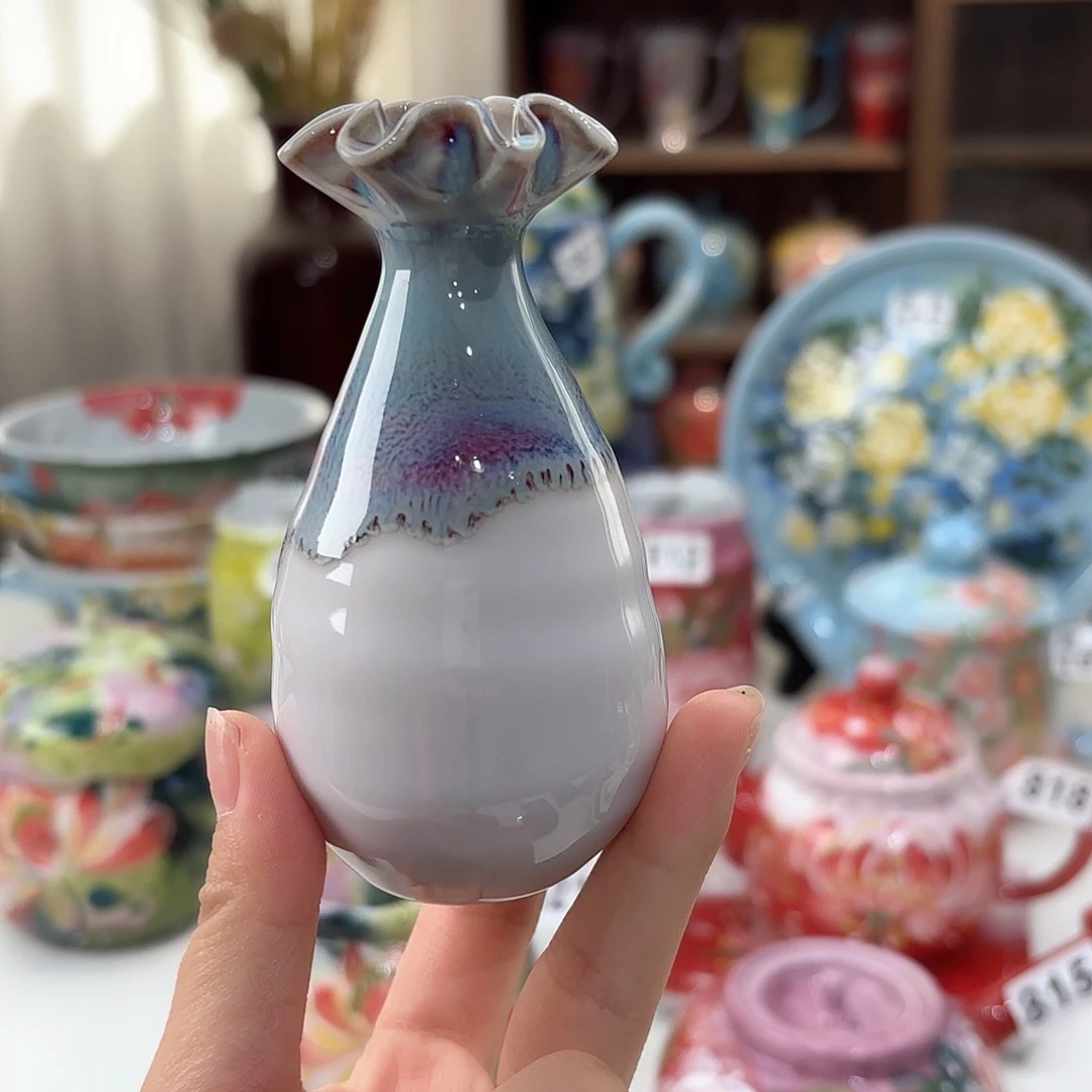 景德镇手绘高温釉下彩陶瓷茶具