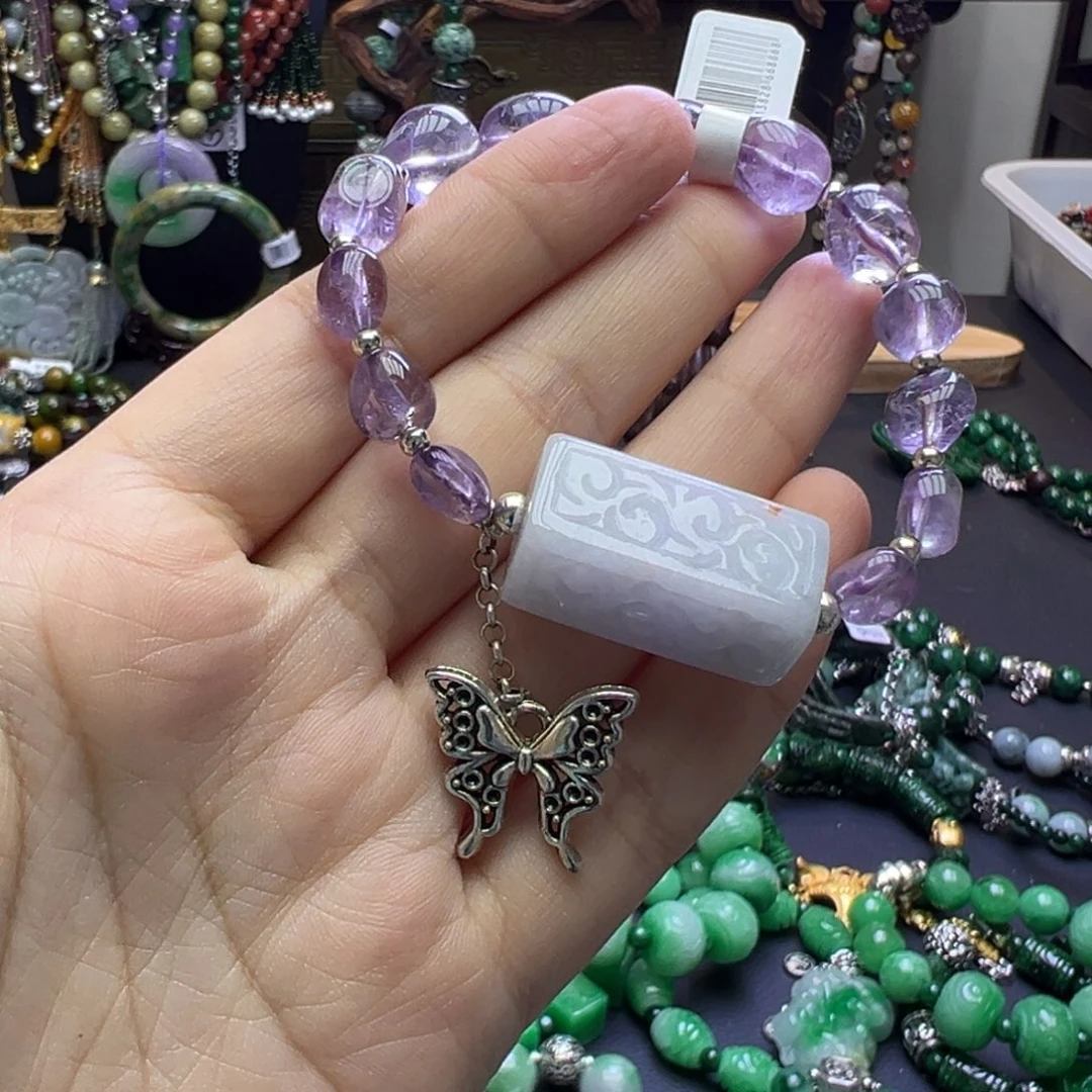 翡翠未镶嵌手链99