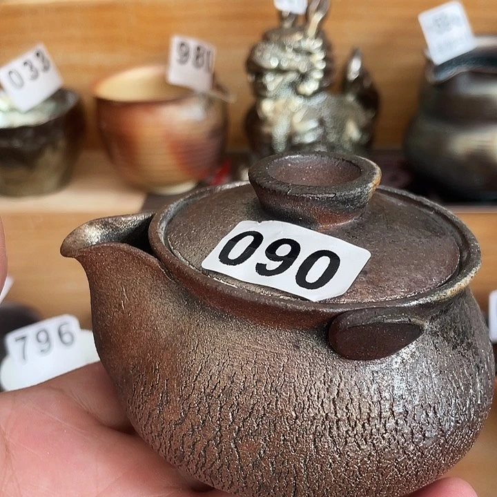 茶杯紫泥柴烧纯手工090