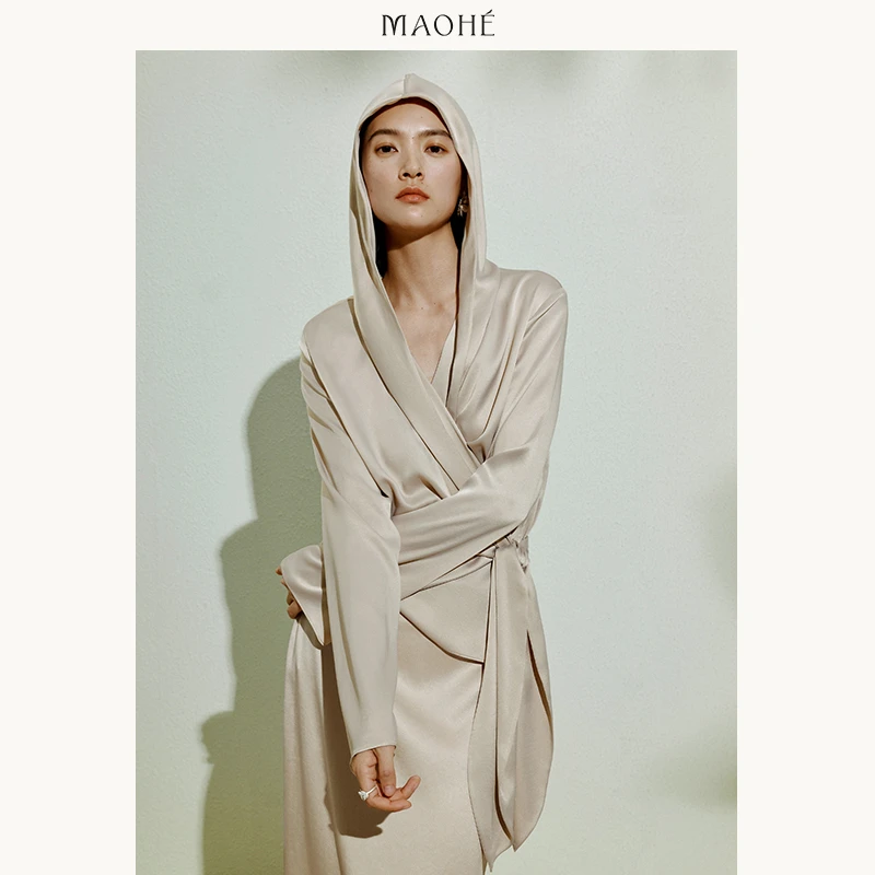 MAOHE茂禾 UPF50+凉感真丝防晒衣女外套24MH62200