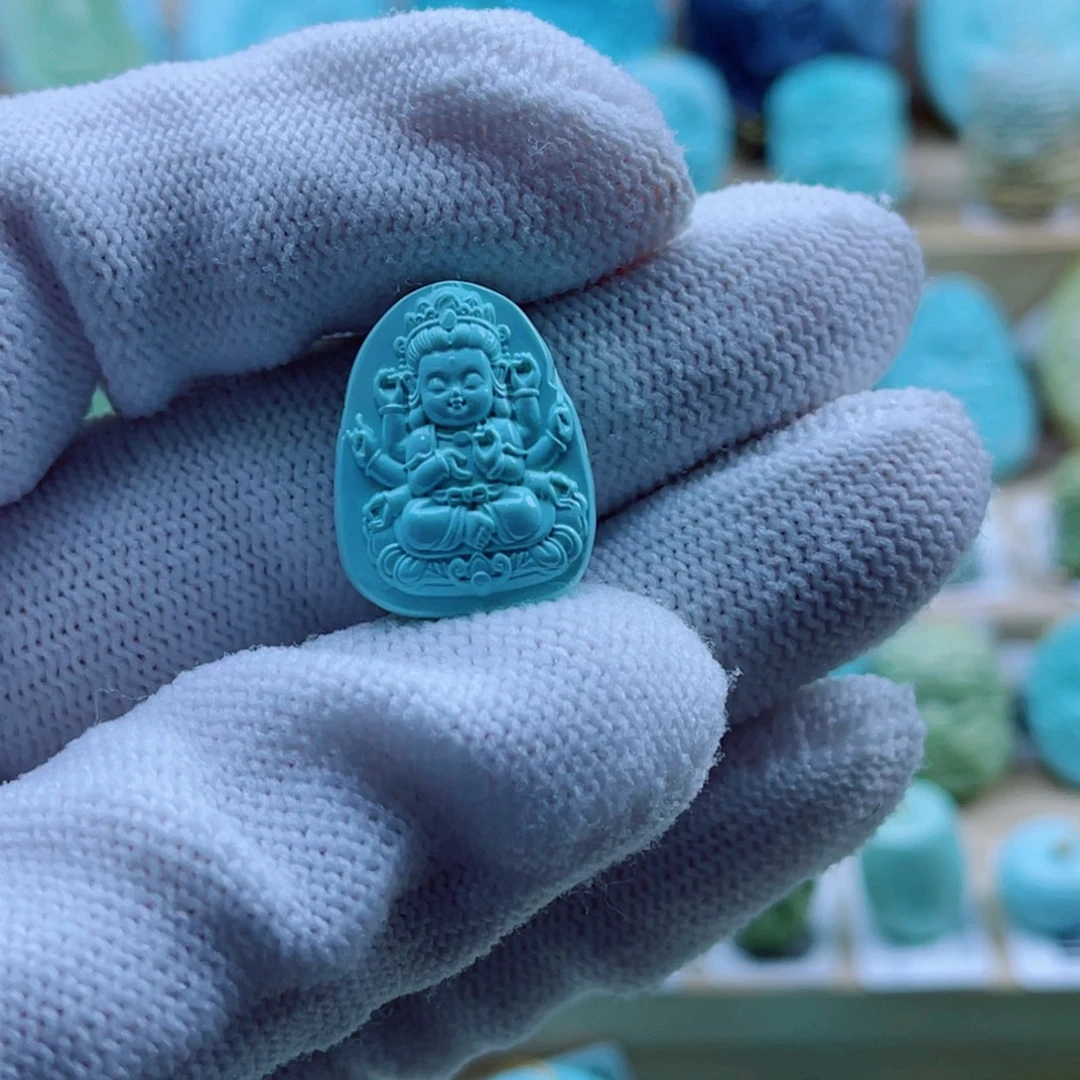 绿松石未镶嵌珠宝奇石