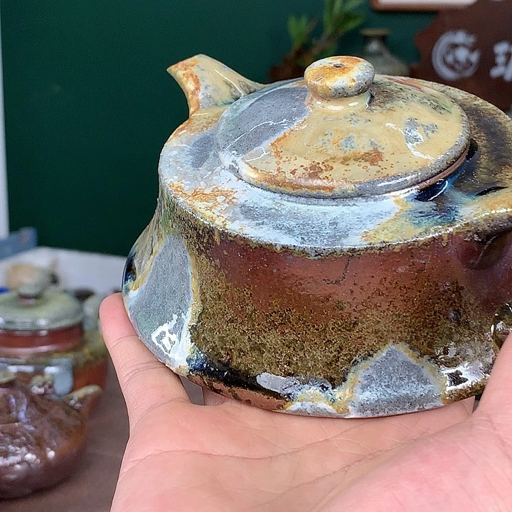 紫砂柴烧纯自然柴烧