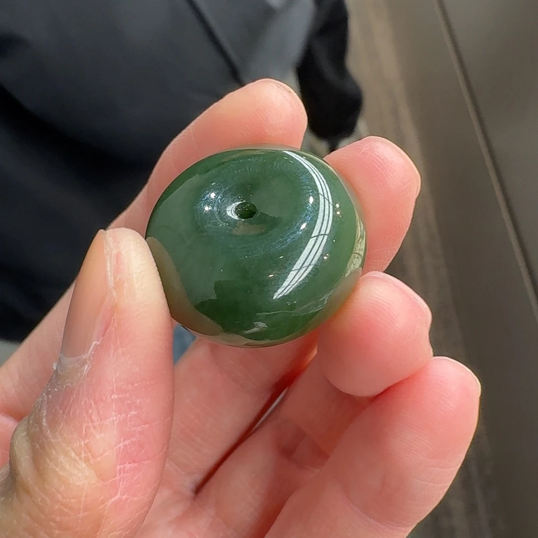 和田玉平安扣未镶嵌29巴哥