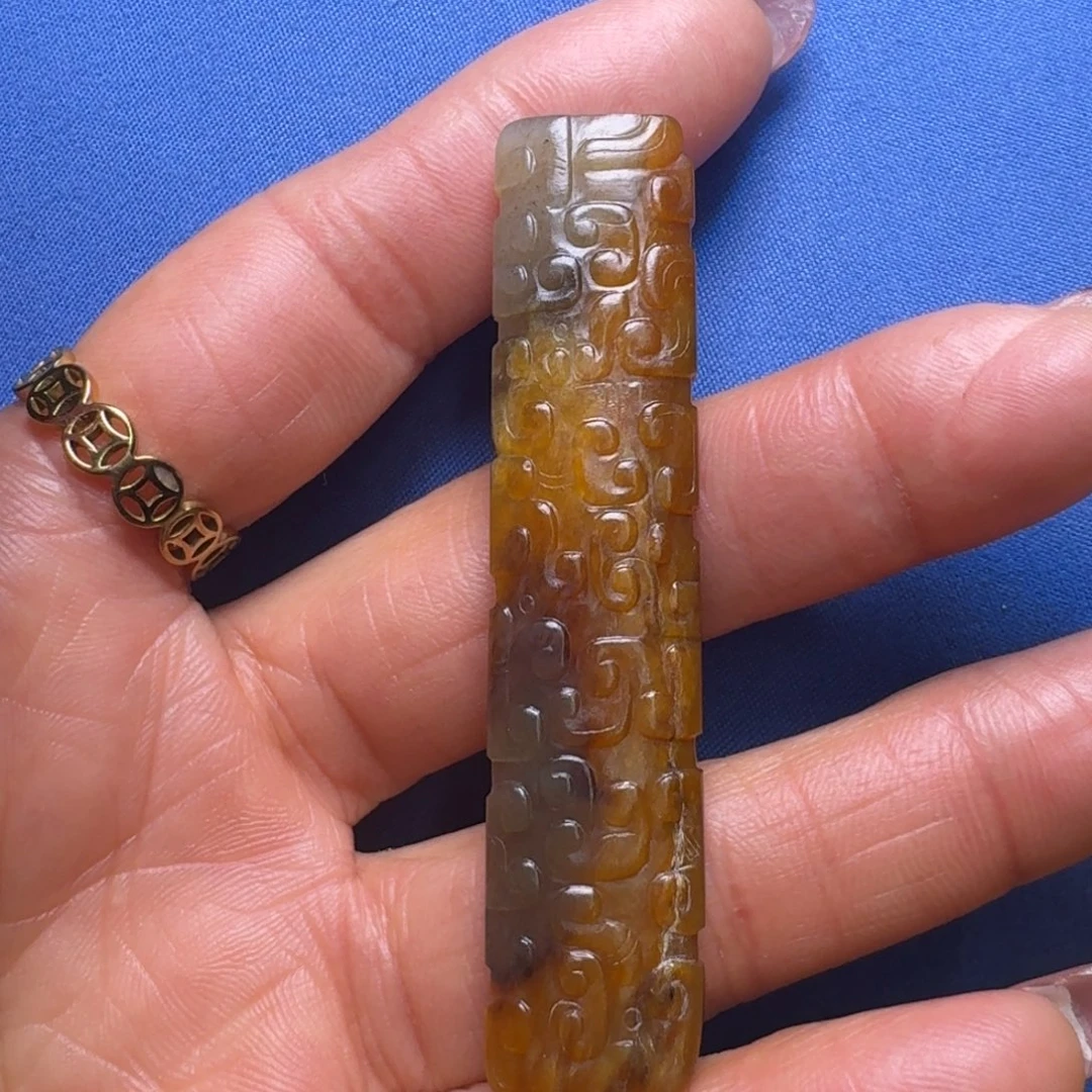 和田玉（糖玉）颈饰未镶嵌