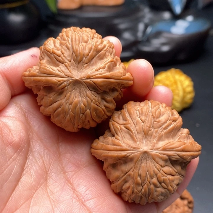 文玩核桃把件球磨45尺