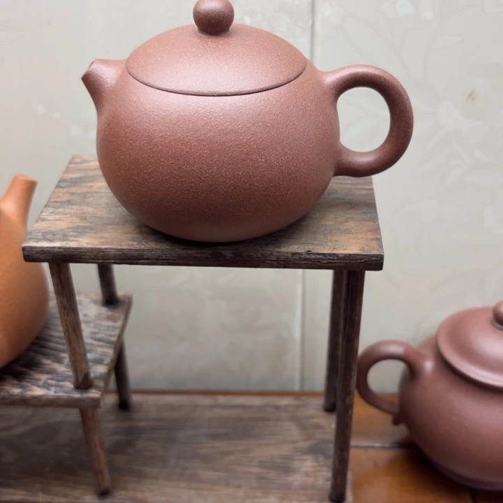 茶壶紫砂原矿半手工紫泥西施200cc