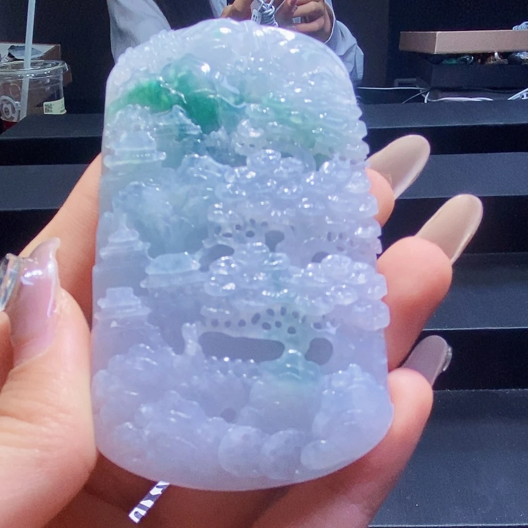 颈饰未镶嵌翡翠翡翠