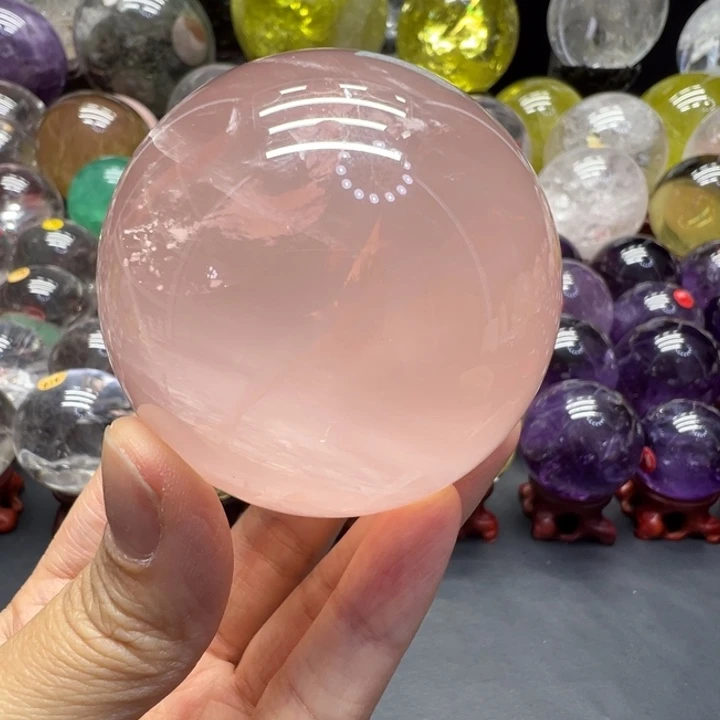 水晶珠宝半成品未镶嵌粉水3261xy