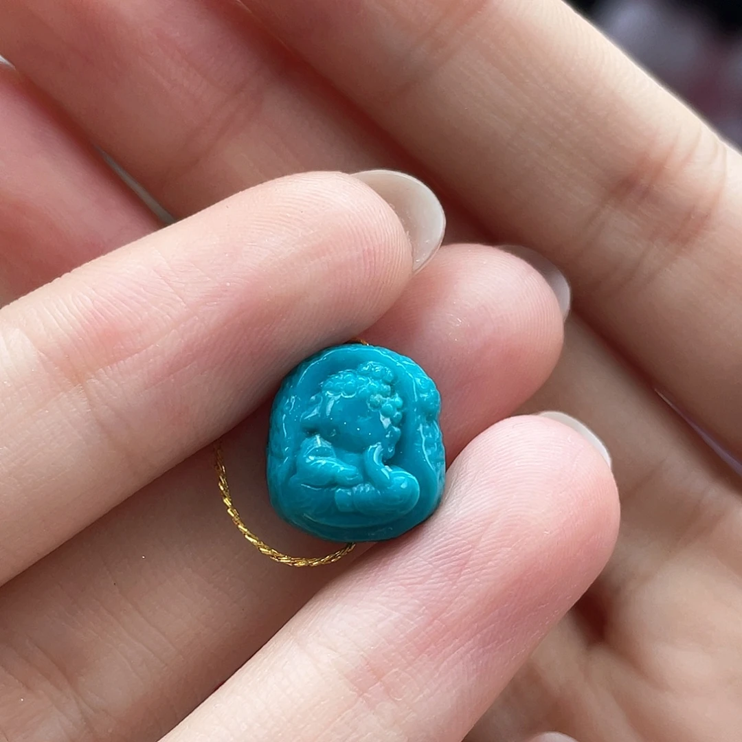 绿松石未镶嵌颈饰