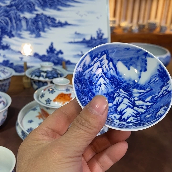 錡镇堂手工手绘杯