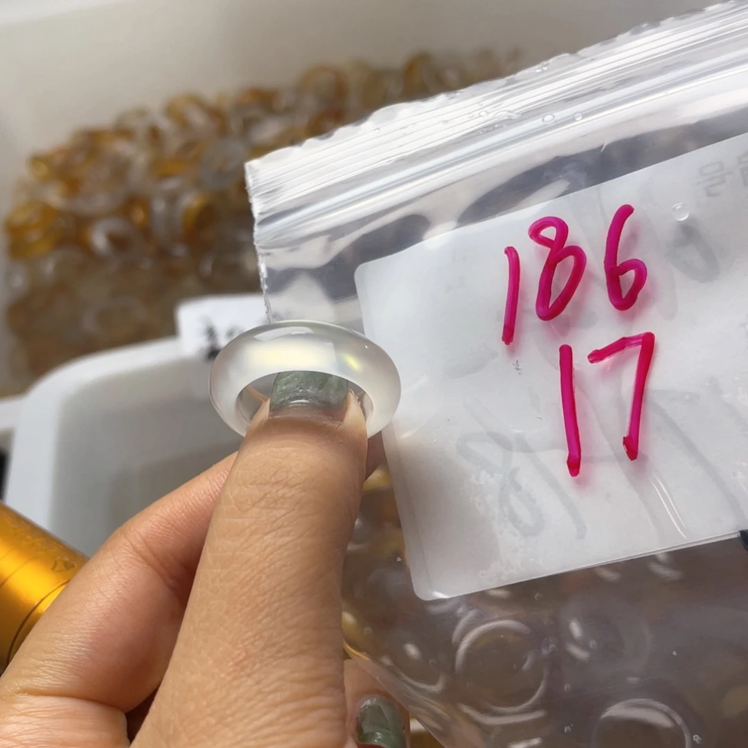 玛瑙/玉髓戒指合金186