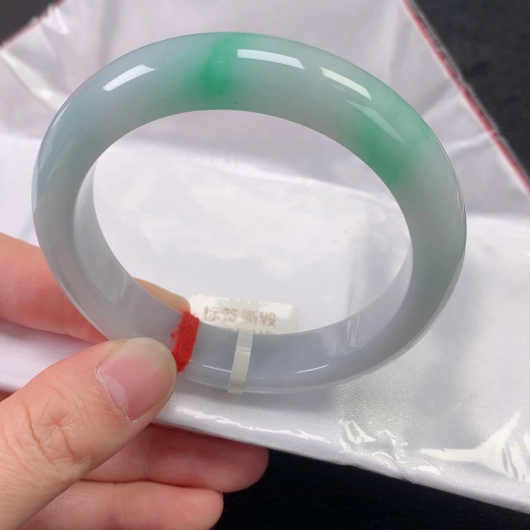 未镶嵌手镯翡翠缅甸天然翡翠手镯57