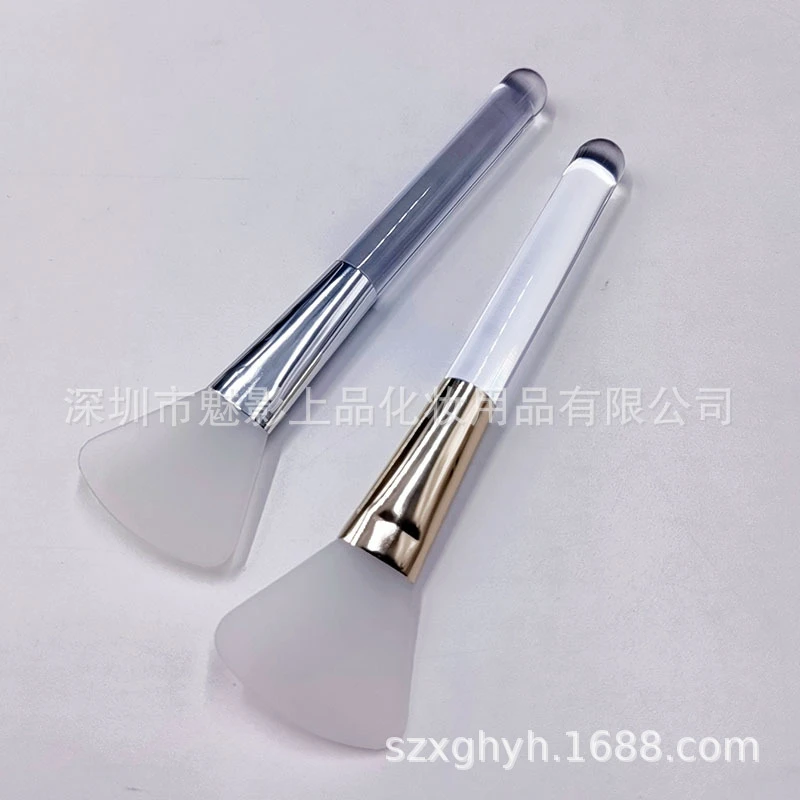 化妆品美容院脸部清洁面膜棒涂抹泥膜透明杆硅胶小工具面膜刷
